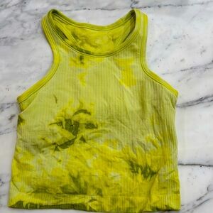 Lululemon Tie dye Ribbed Tank top Size 4